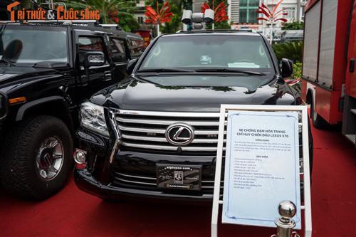 Can canh Lexus LX570 boc thep cua Cong An Viet Nam